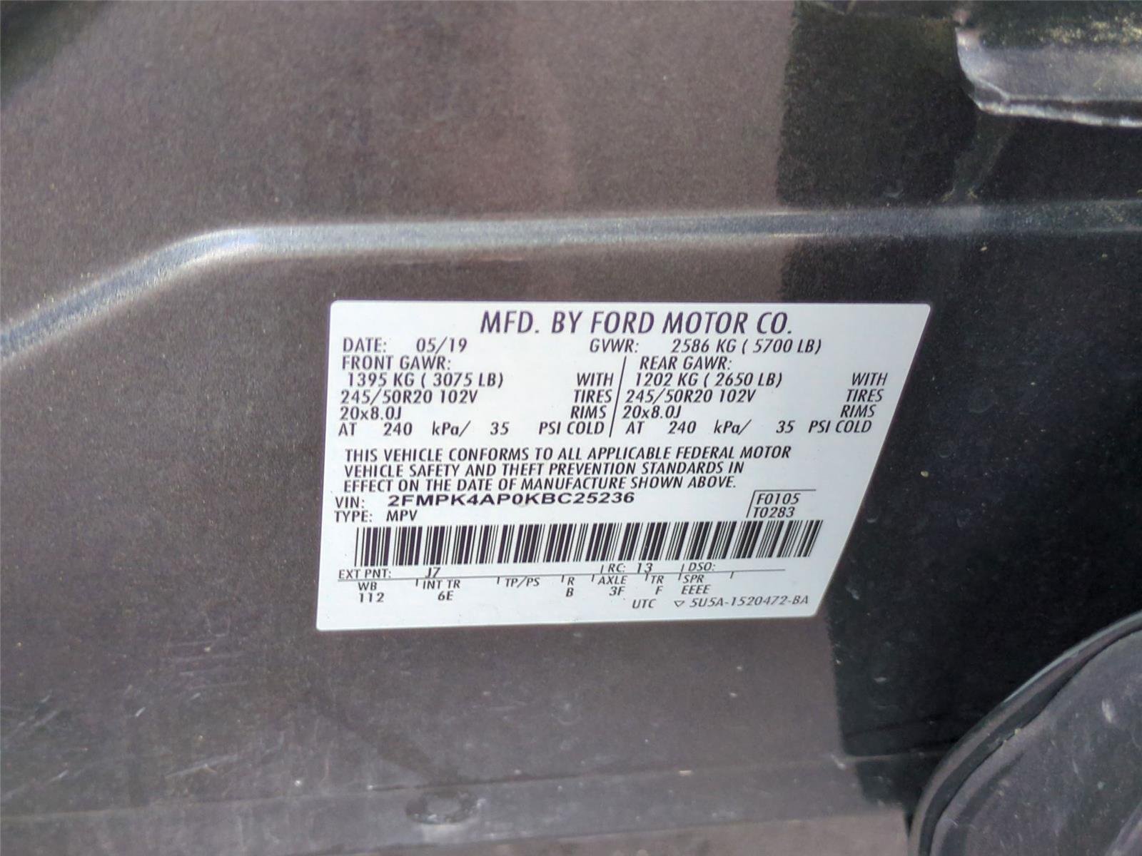 Used 2019 Magnetic Metallic Ford ST image 51