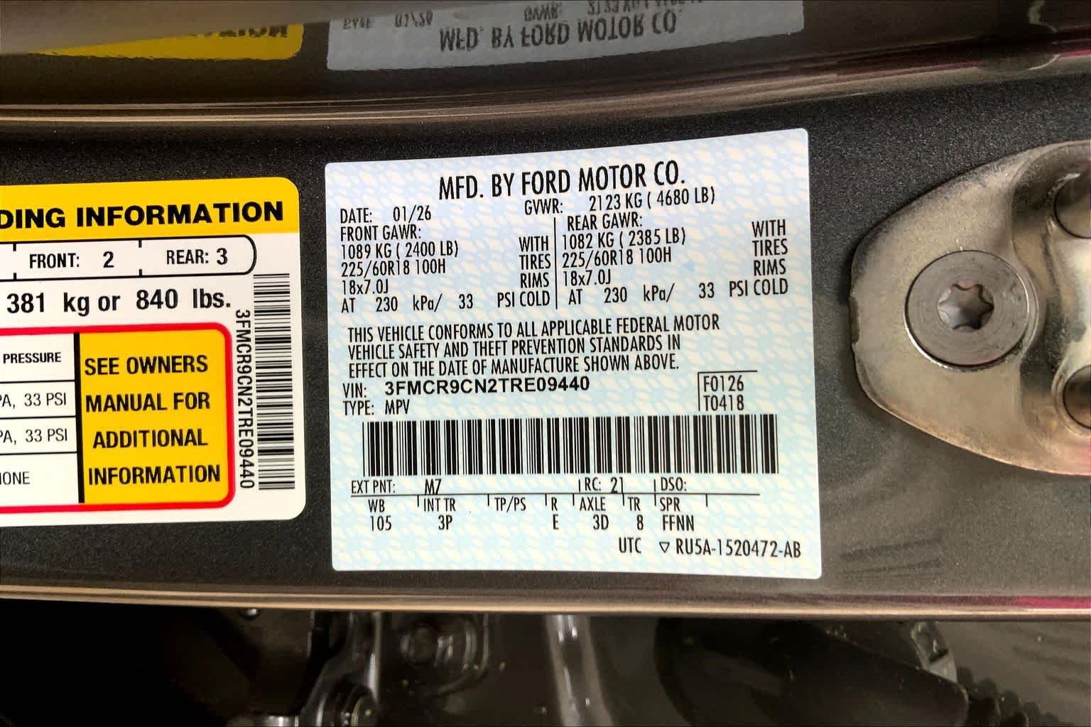 New 2026 Carbonized Gray Metallic Ford Outer Banks® image 16