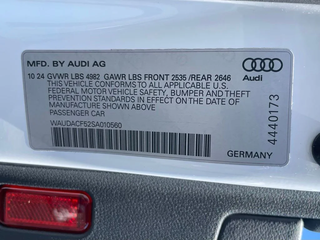 Used 2025 Arkona White Audi 45 S line Premium image 57