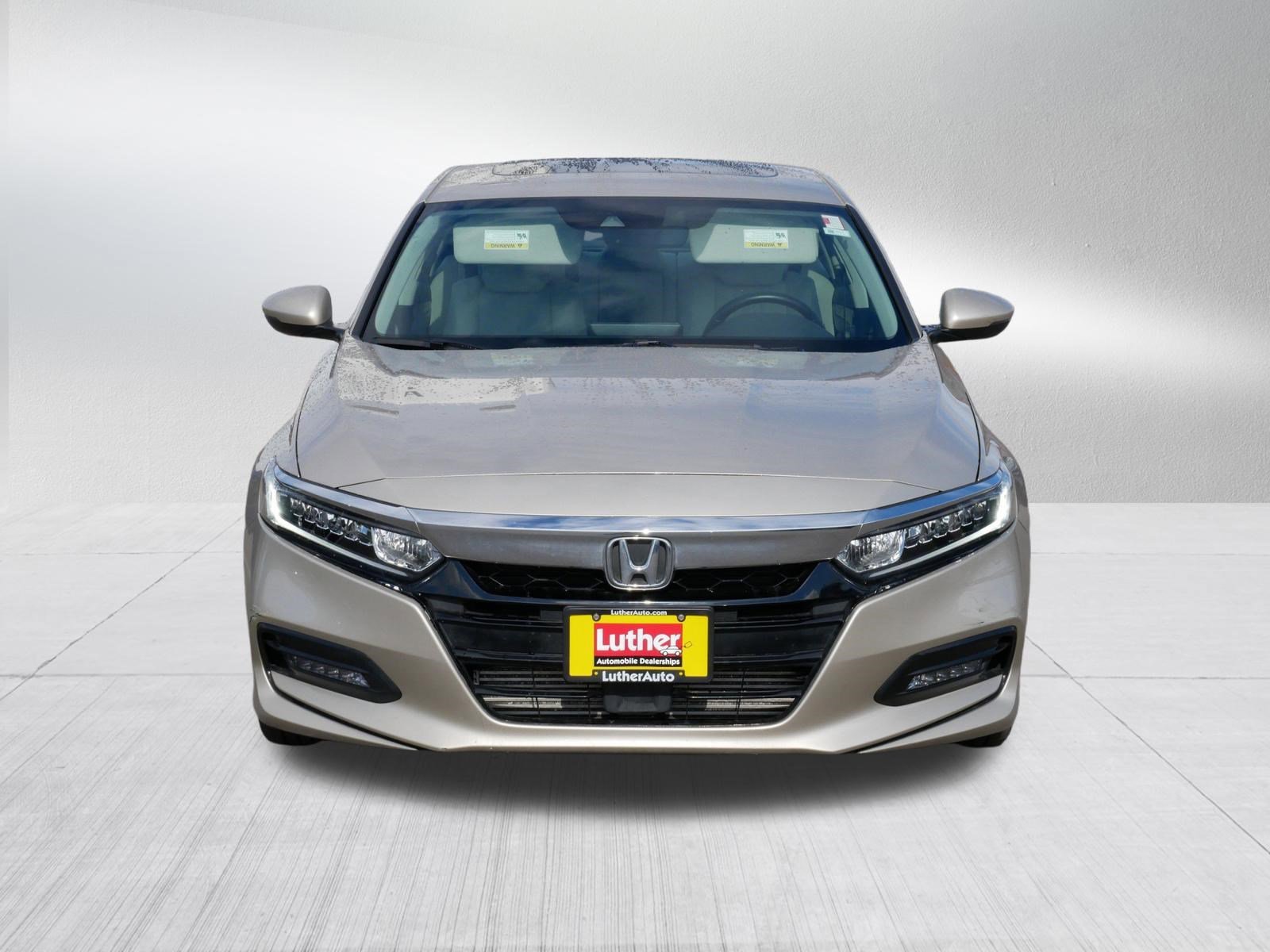 Certified 2019 Honda Accord EX-L with VIN 1HGCV1F54KA034030 for sale in Hopkins, Minnesota