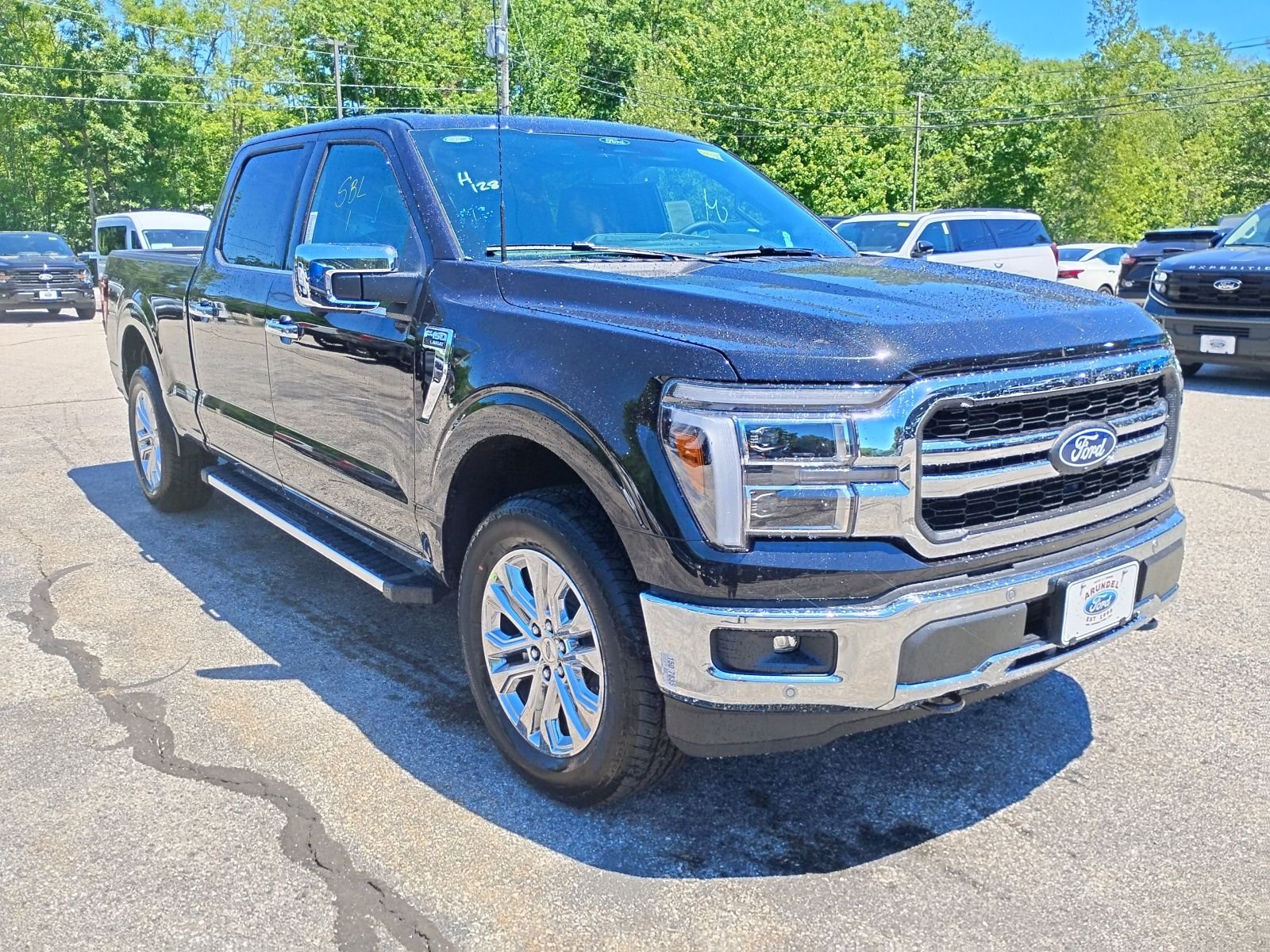 New 2026 Agate Black Metallic Ford Lariat® image 1