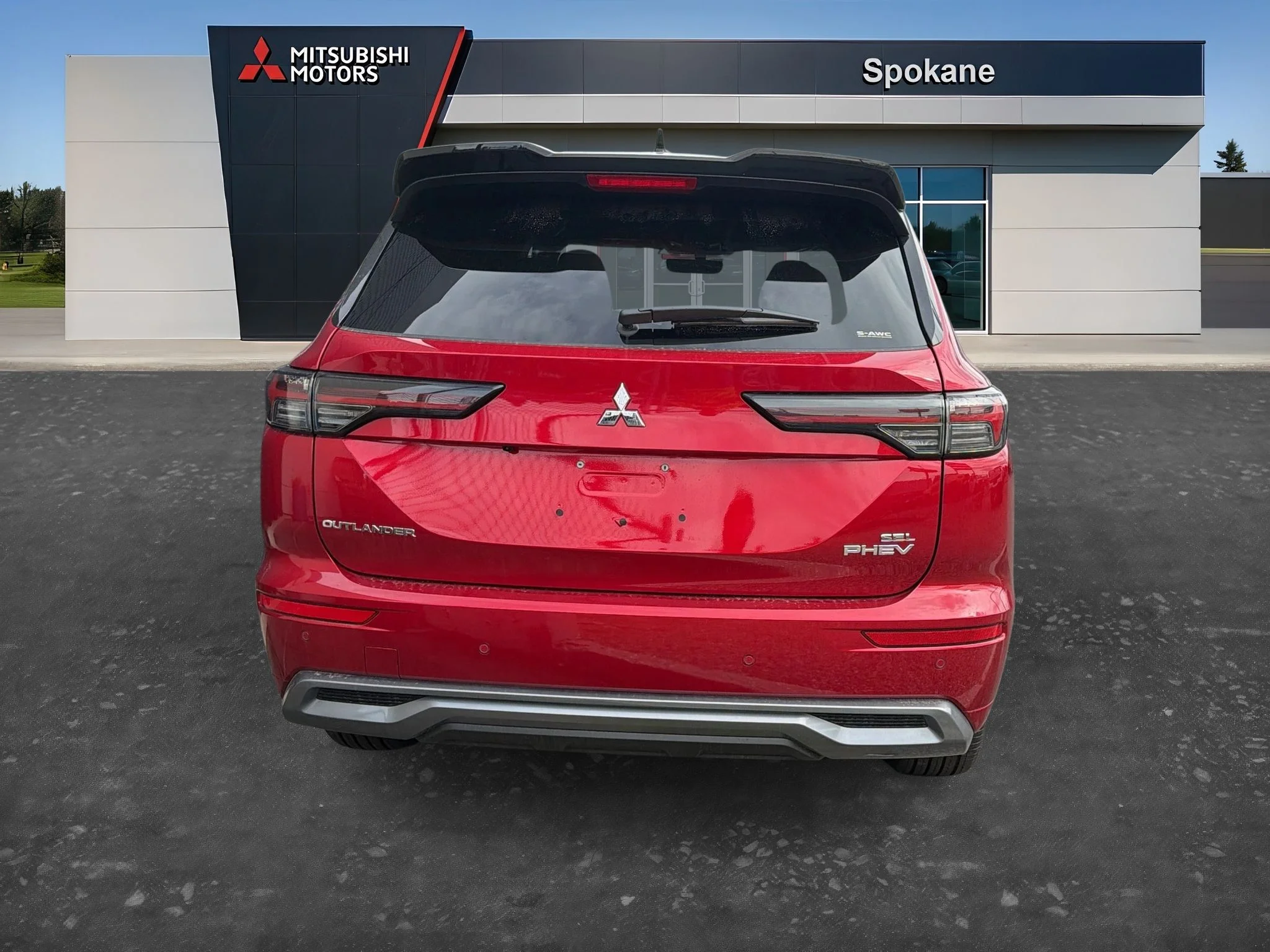 New 2026 Red Diamond W/Black Roof Mitsubishi SEL S-AWC image 4