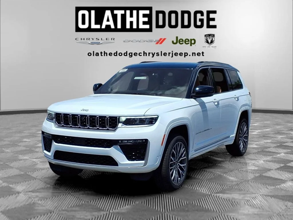 New 2026 Bright White Clear-Coat Exterior Paint Jeep Summit image 1