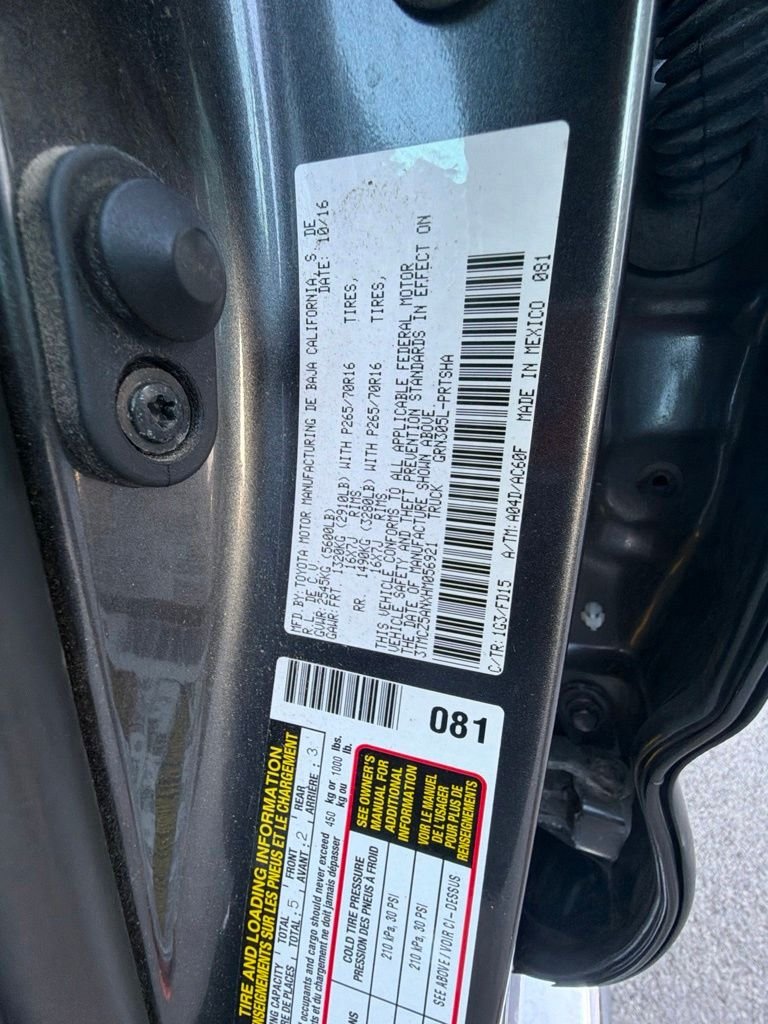 Used 2017 Gray Toyota TRD Off-Road image 37