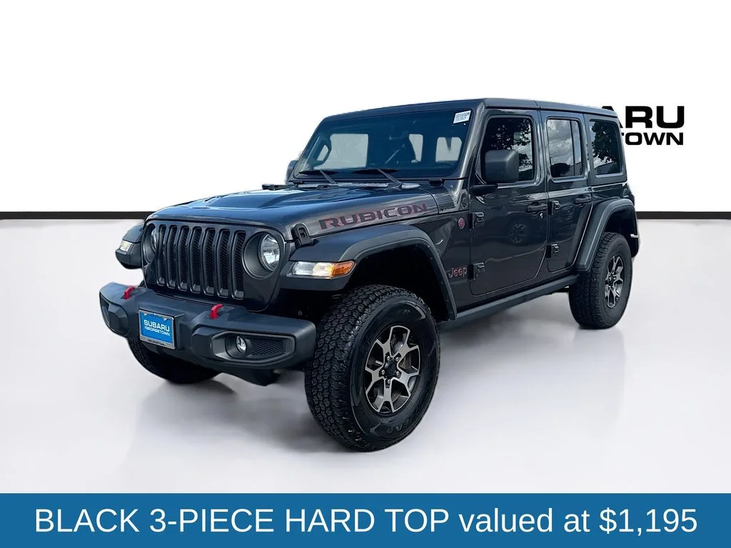 Used 2019 Gray Jeep Unlimited Rubicon image 3