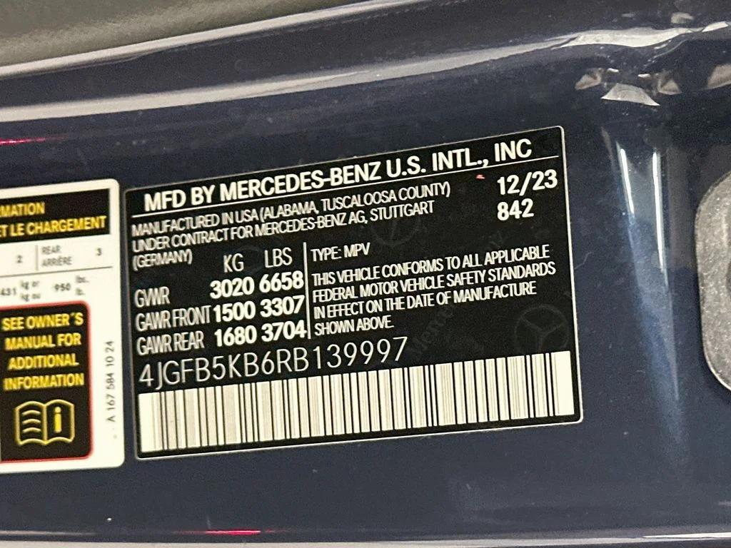 Certified Used 2024 Twilight Blue Metallic Mercedes-Benz GLE 450 image 35