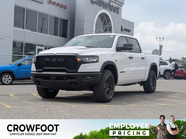 2026 RAM 1500 Rebel - - 5.7L HEMI V8 - Rebel Level 1 Equip Grp - Trailer Brake Ctrl - Steel Sport Hood & More!