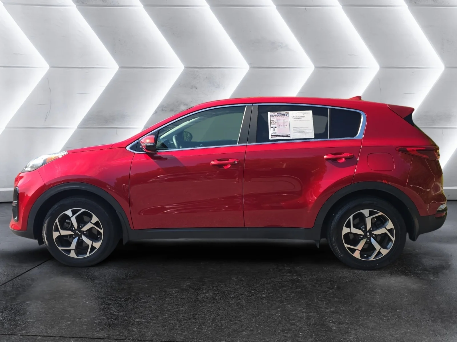 Used 2021 Red Kia LX image 2