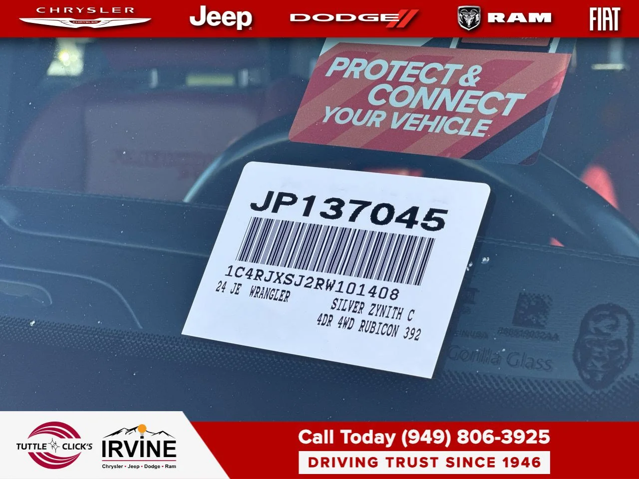 Used 2024 Silver Zynith Clearcoat Jeep Rubicon 392 image 42