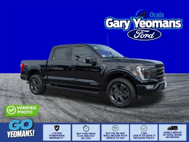 Certified Used 2023 Agate Black Metallic Ford Lariat image 1