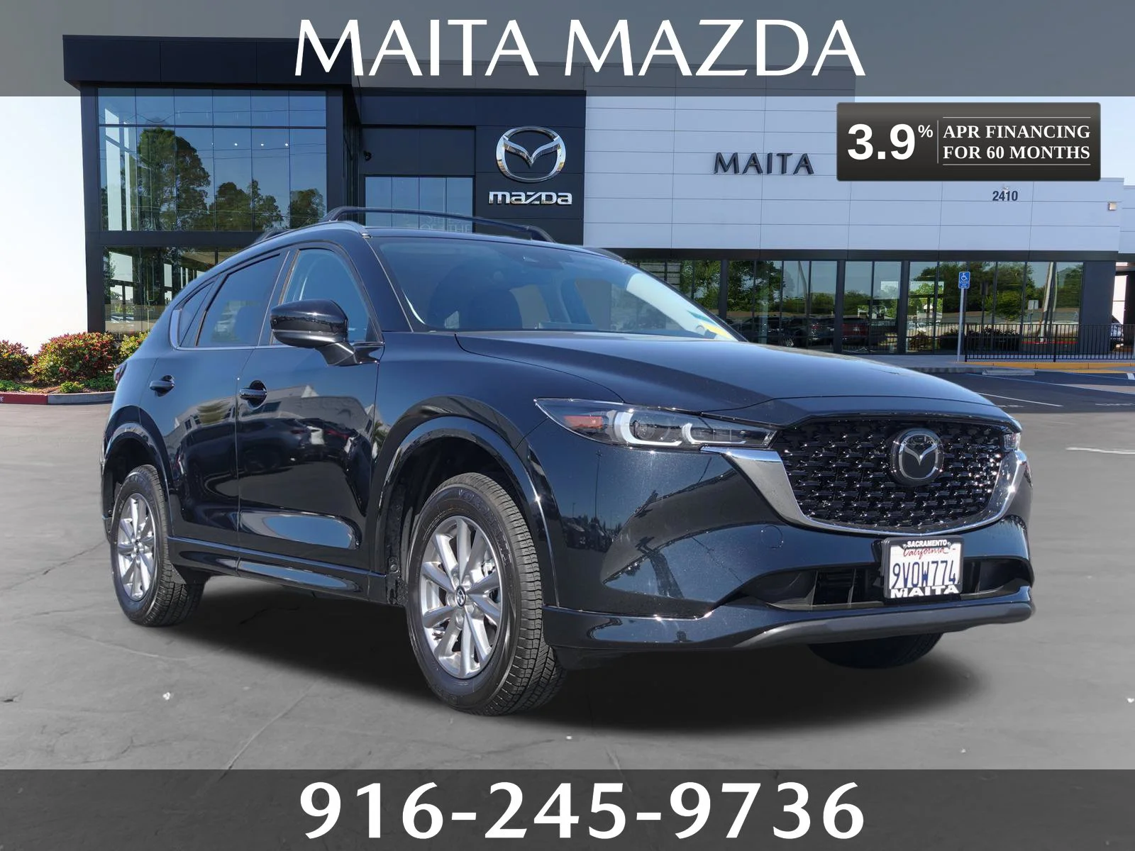 Certified Used 2025 Jet Black Mica Mazda 2.5 S Select Package image 1