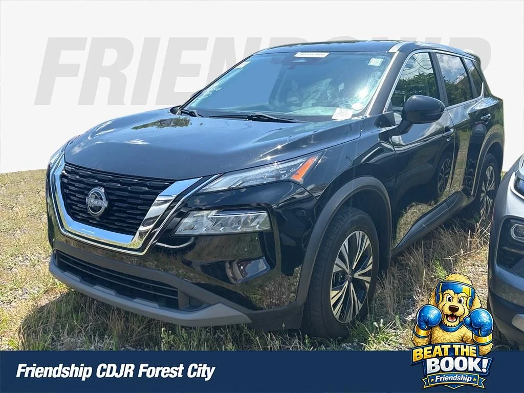 Used 2022 Black Nissan SV image 1