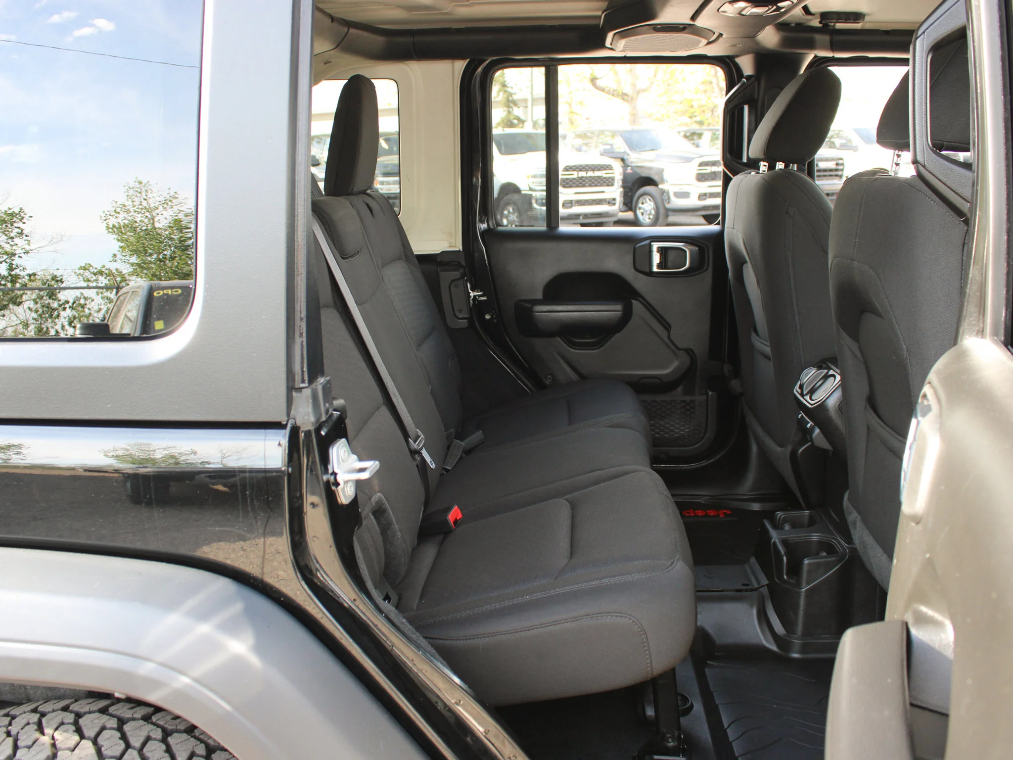 Certified Used 2023 Black Jeep Willys * No Accidents | Manual | V6 | Heated Seats | Apple CarPlay | Backup Camera | Alpine image 20