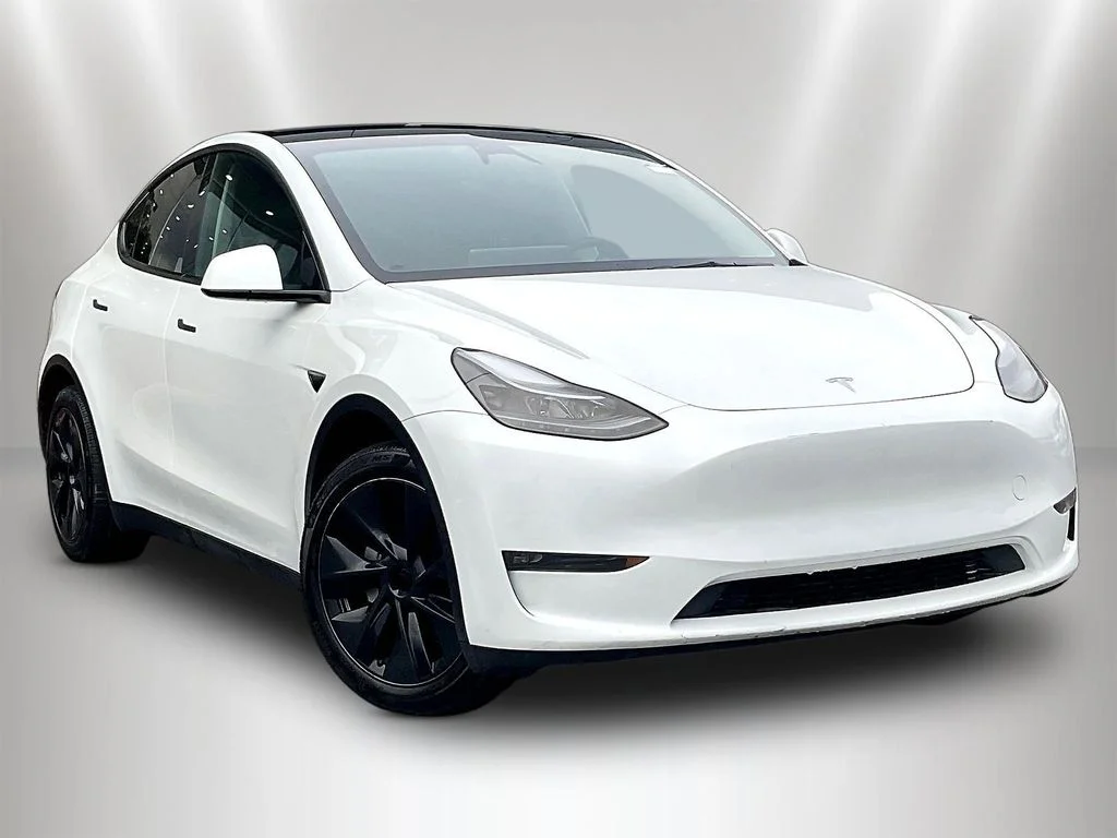 Used 2024 Pearl White Multi-Coat Tesla Long Range image 3
