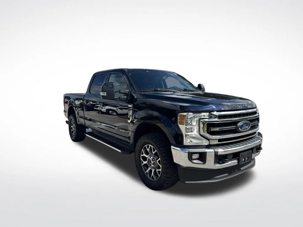 Used 2021 Blue Metallic Ford Lariat image 2