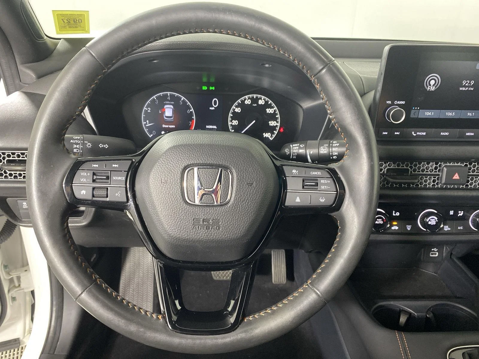 Used 2024 Platinum White Pearl Honda Sport image 13