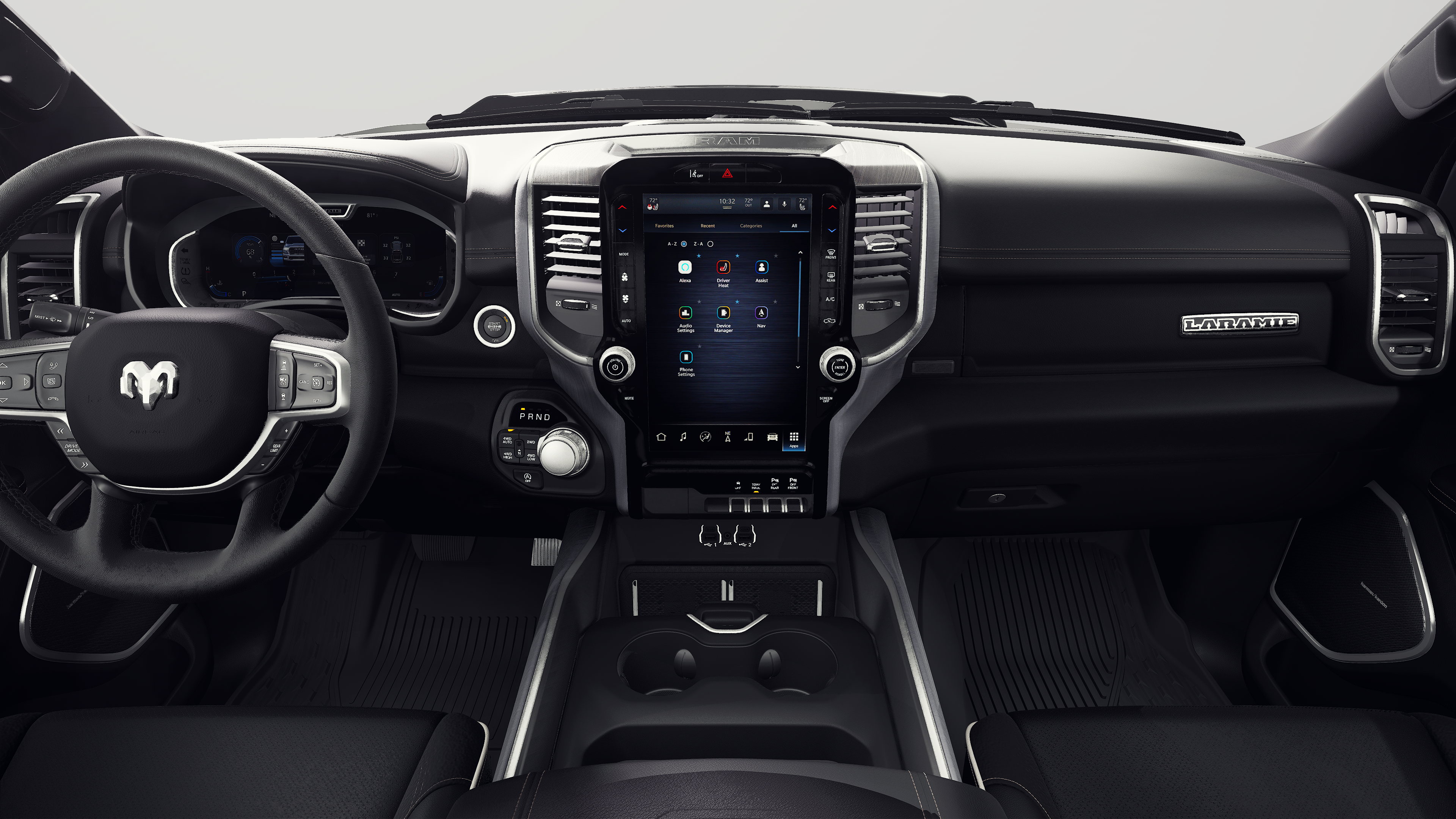 New 2027 Diamond Black Crystal Pearl-Coat Exterior Paint RAM LARAMIE image 6