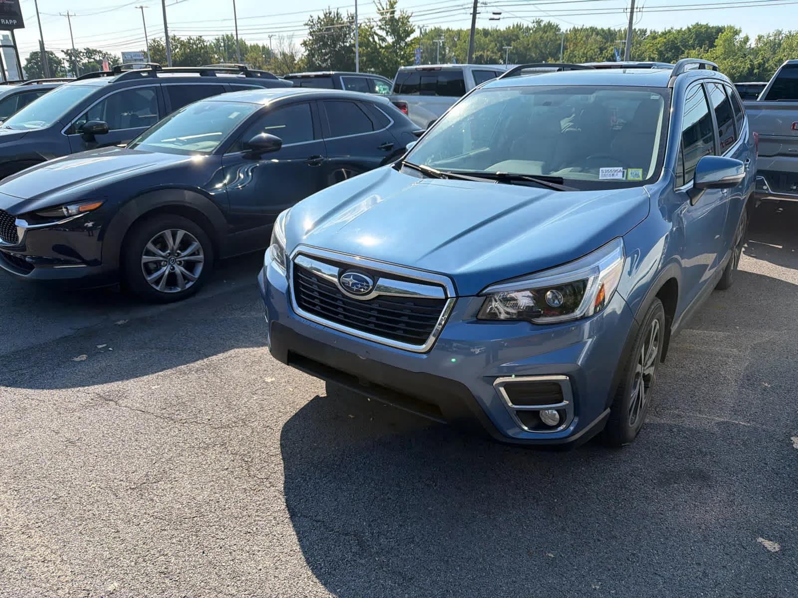 Used 2021 Horizon Blue Pearl Subaru Limited image 2