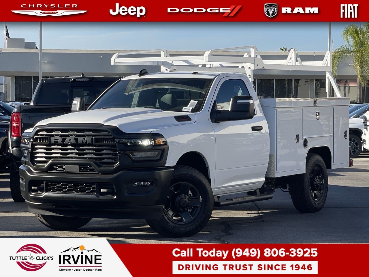 New 2026 Bright White Clear-Coat Exterior Paint RAM Tradesman image 1