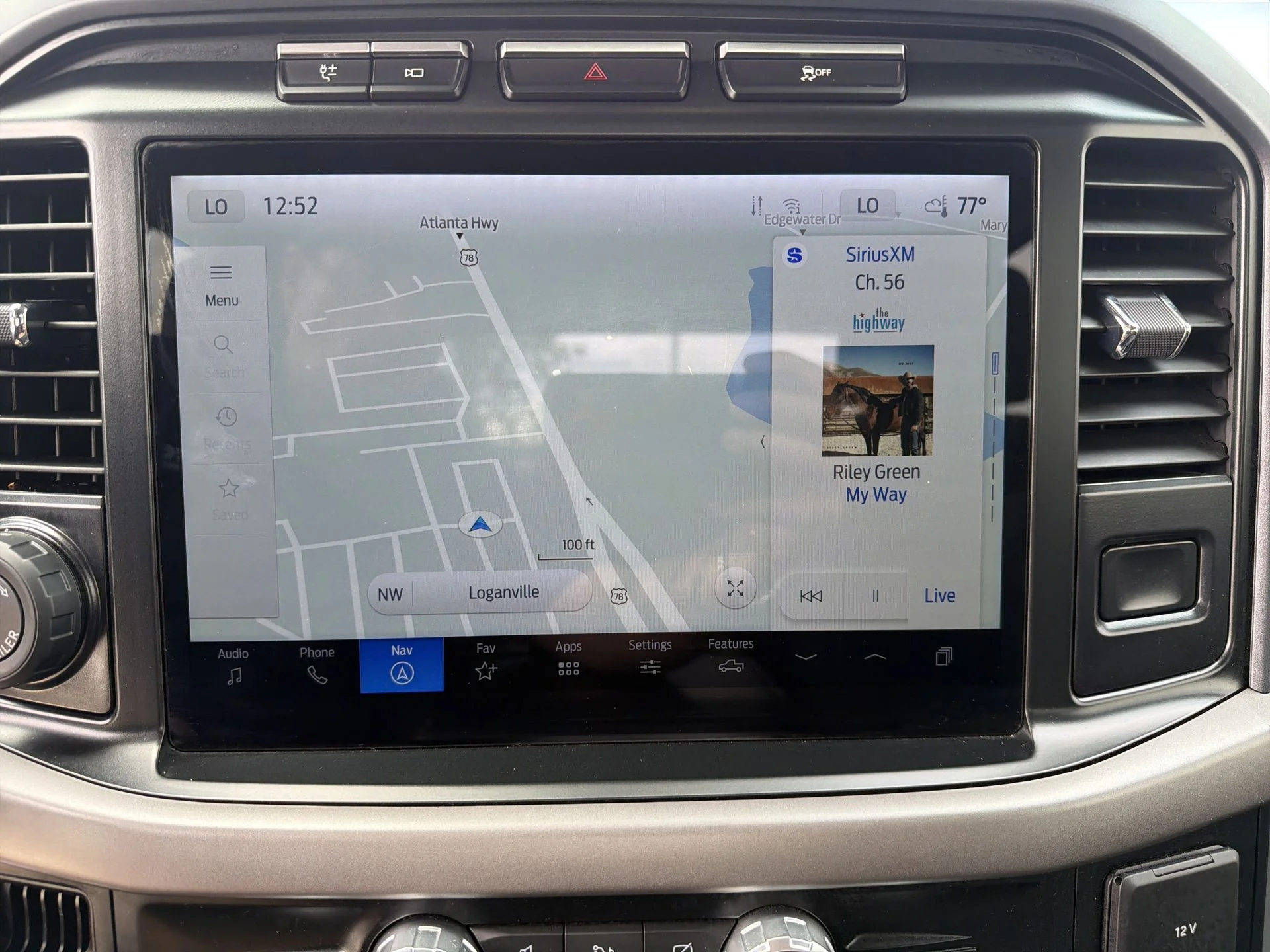 Used 2024 Black Metallic Ford XLT image 7