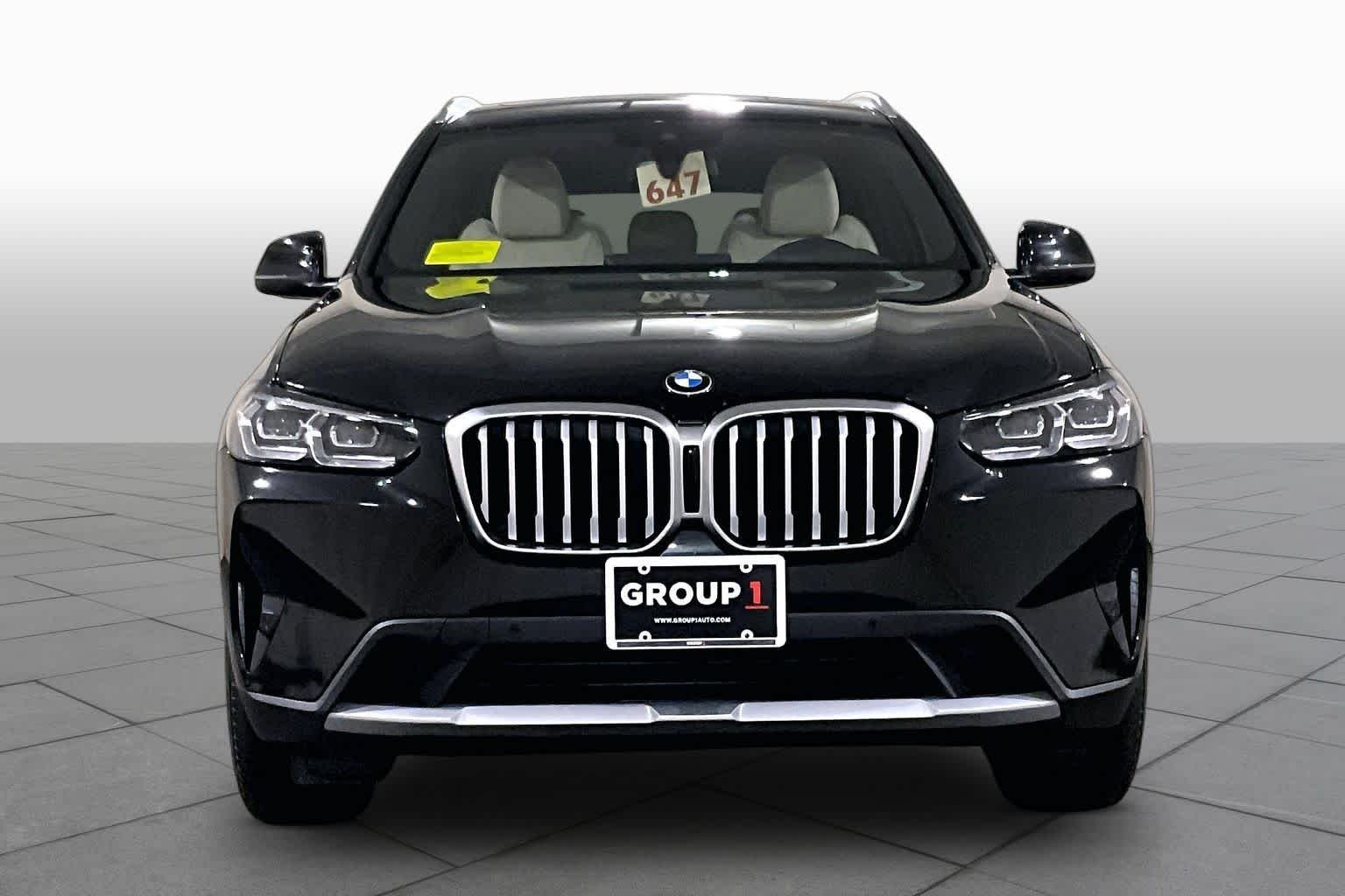 Certified Used 2024 Black Sapphire Metallic BMW xDrive30i image 3