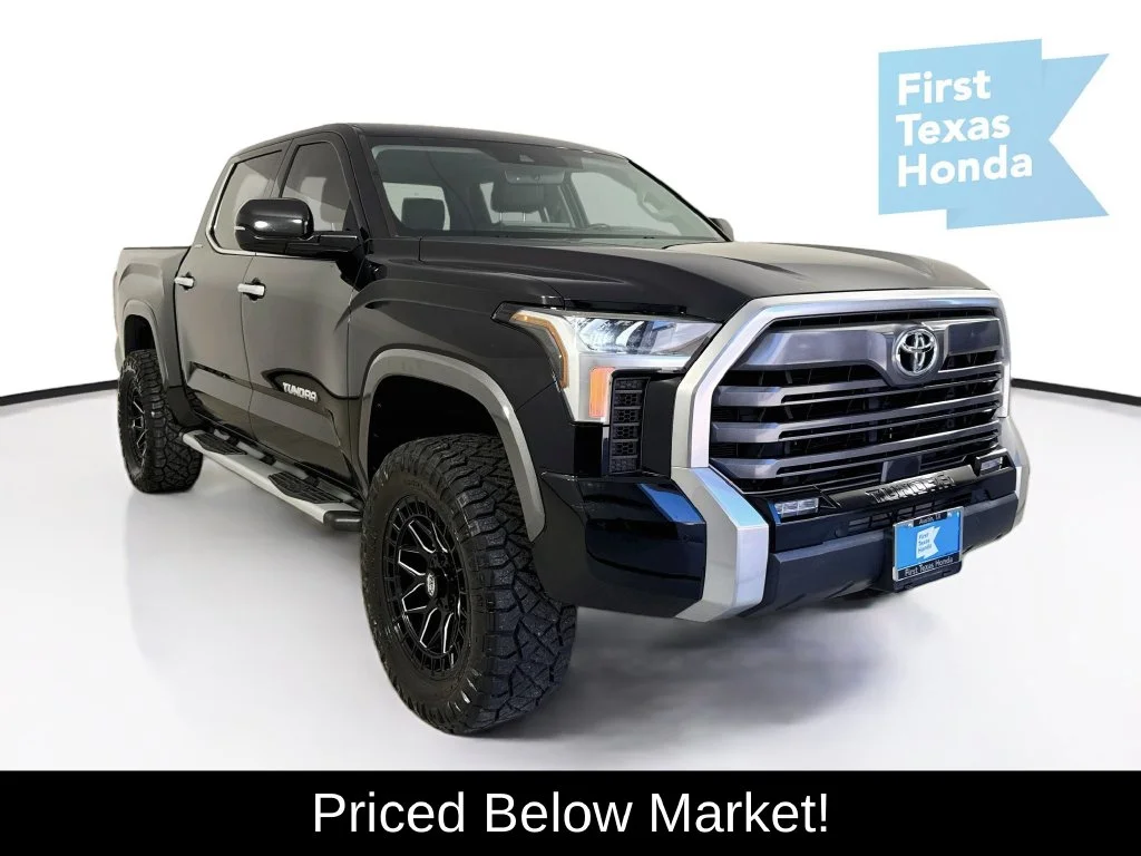 Used 2022 Midnight Black Metallic Toyota Limited image 1