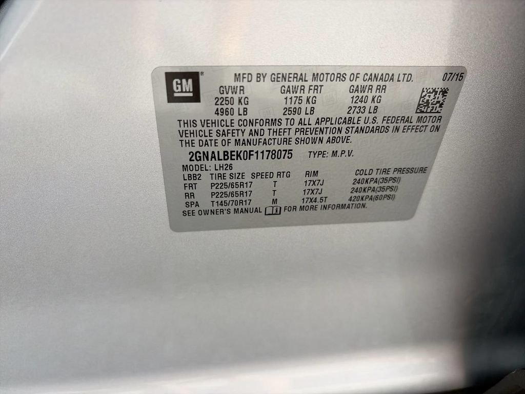 Used 2015 Silver Chevrolet LT image 24