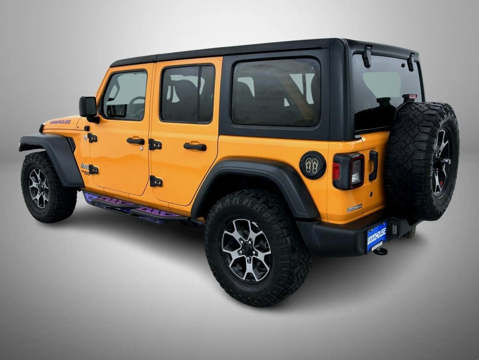 Used 2018 Orange Jeep Unlimited Sport S image 7