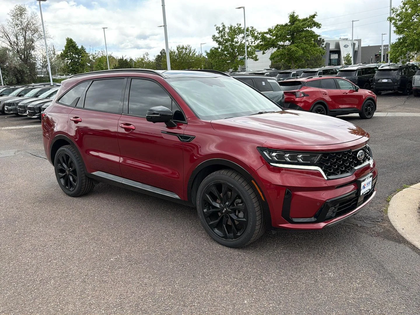 Used 2021 Passion Red Tintcoat Kia SX Prestige image 4