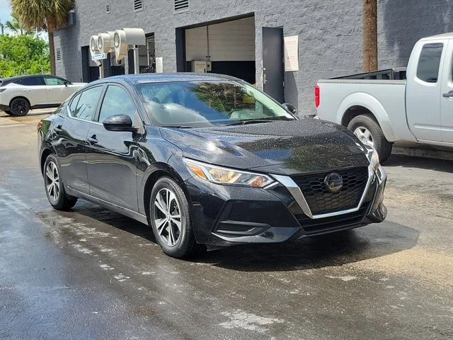 Certified Used 2022 Black Nissan SV image 3