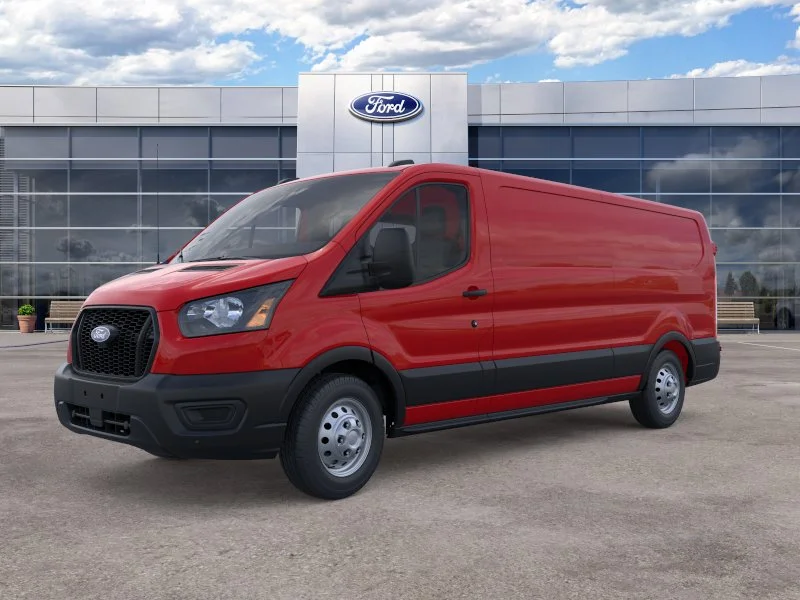 New 2026 Race Red Ford Cargo Van image 1