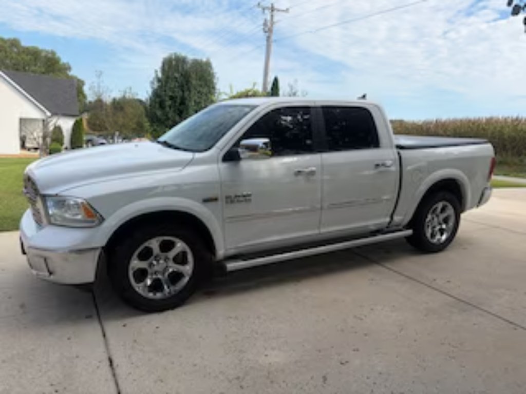 Used 2014 Bright White Clearcoat Ram Laramie image 1