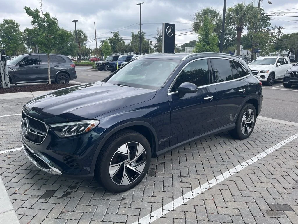 Used 2024 Nautical Blue Metallic Mercedes-Benz GLC 300 image 1