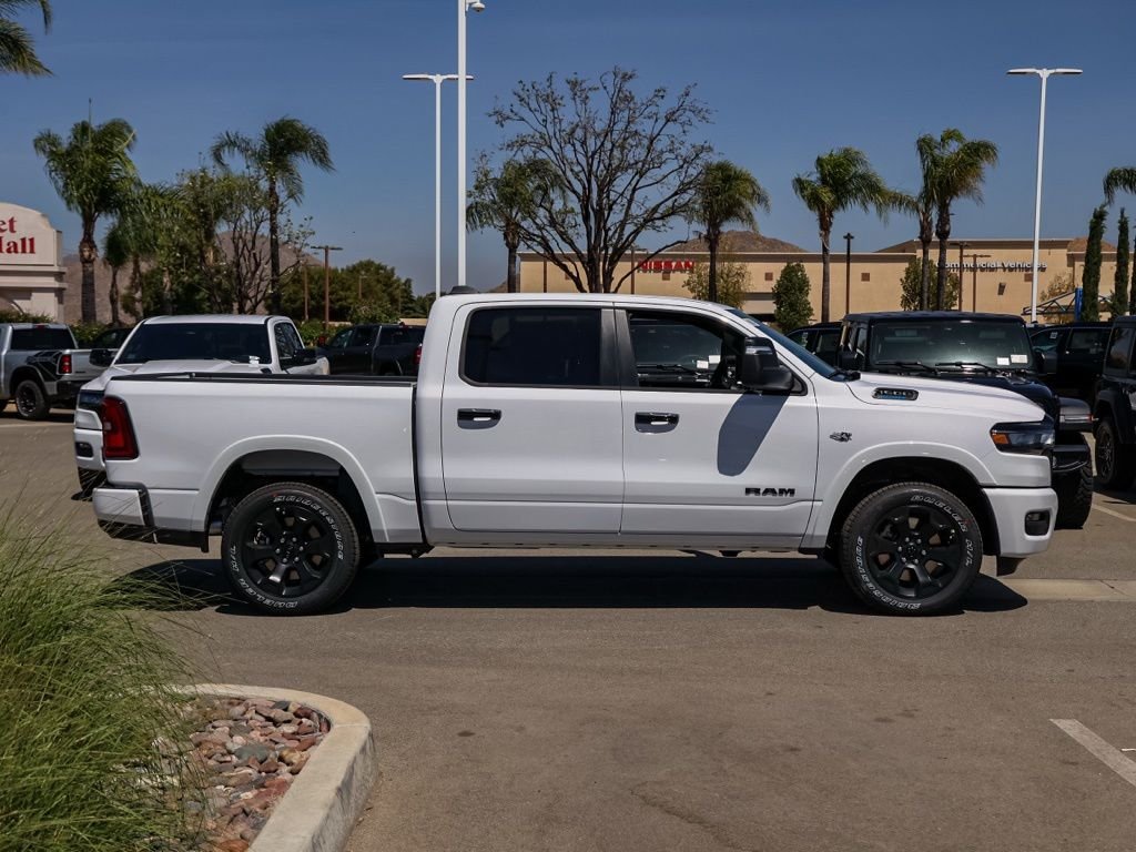 New 2026 Bright White Clear-Coat Exterior Paint RAM Big Horn Night Edition image 2