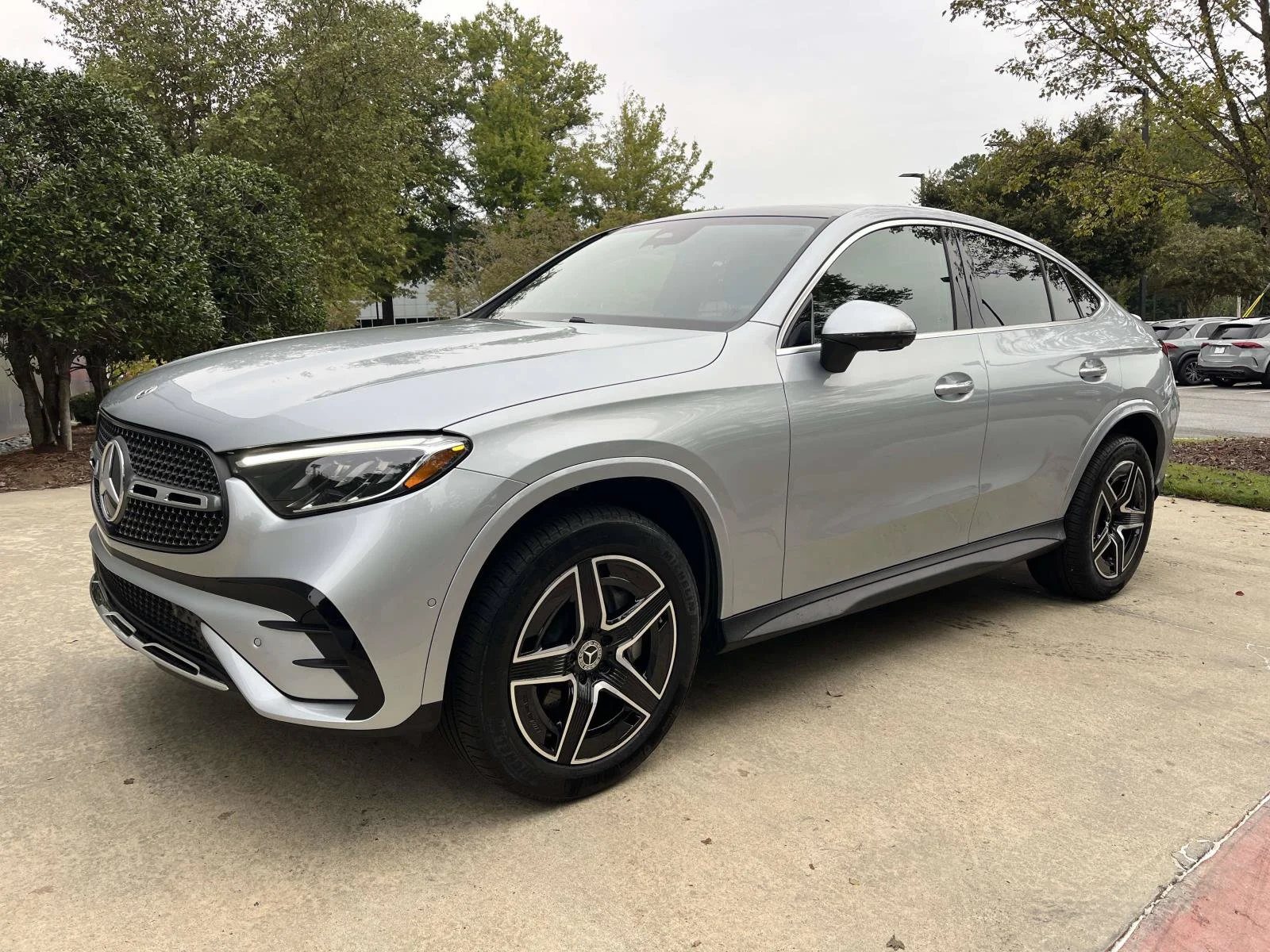 Certified Used 2026 Cirrus Silver Metallic Mercedes-Benz GLC 300 4MATIC® Coupe image 3