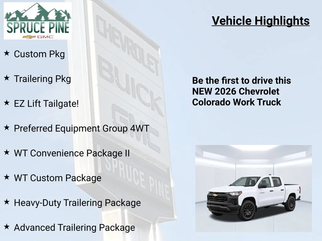 New 2026 White Chevrolet Work Truck image 5