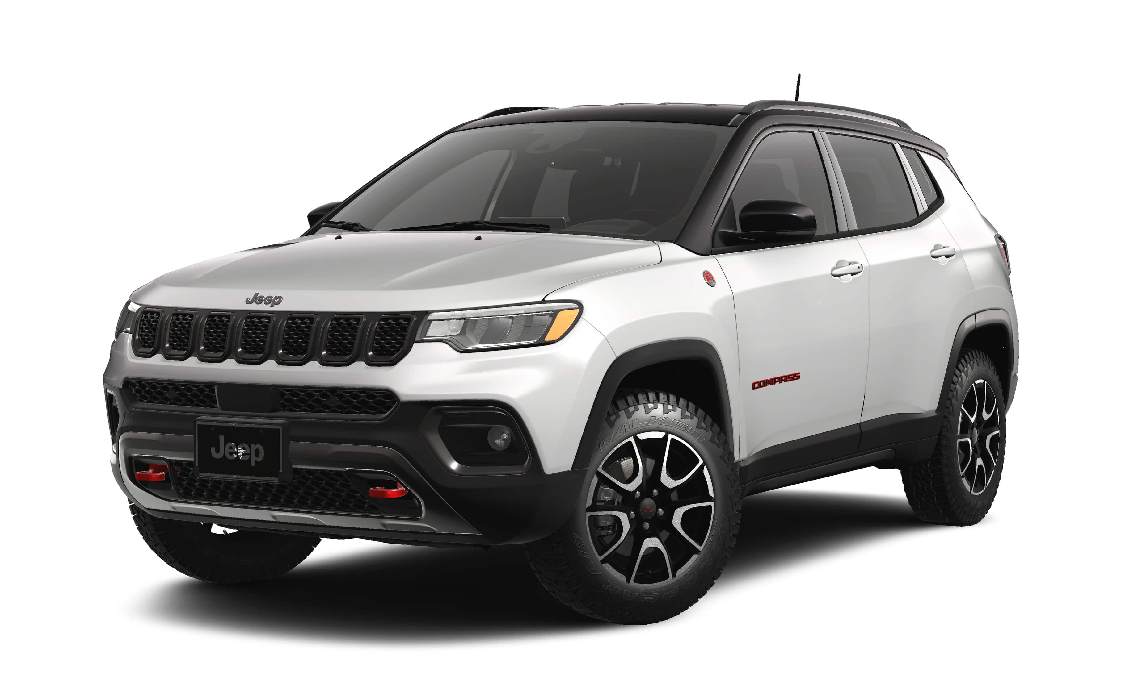 New 2026 Bright White Clear-Coat Exterior Paint Jeep Trailhawk image 27