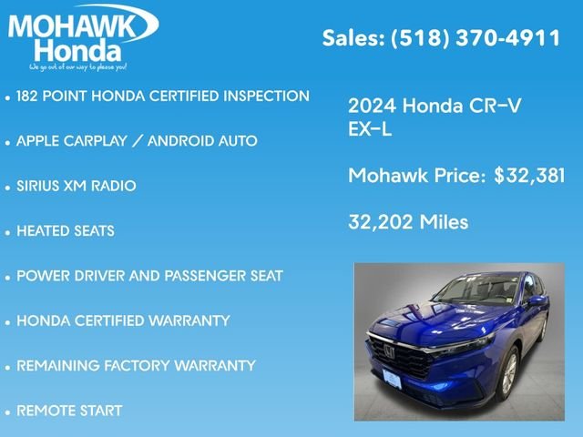 Certified Used 2024 Still Night Pearl Honda EX-L image 16