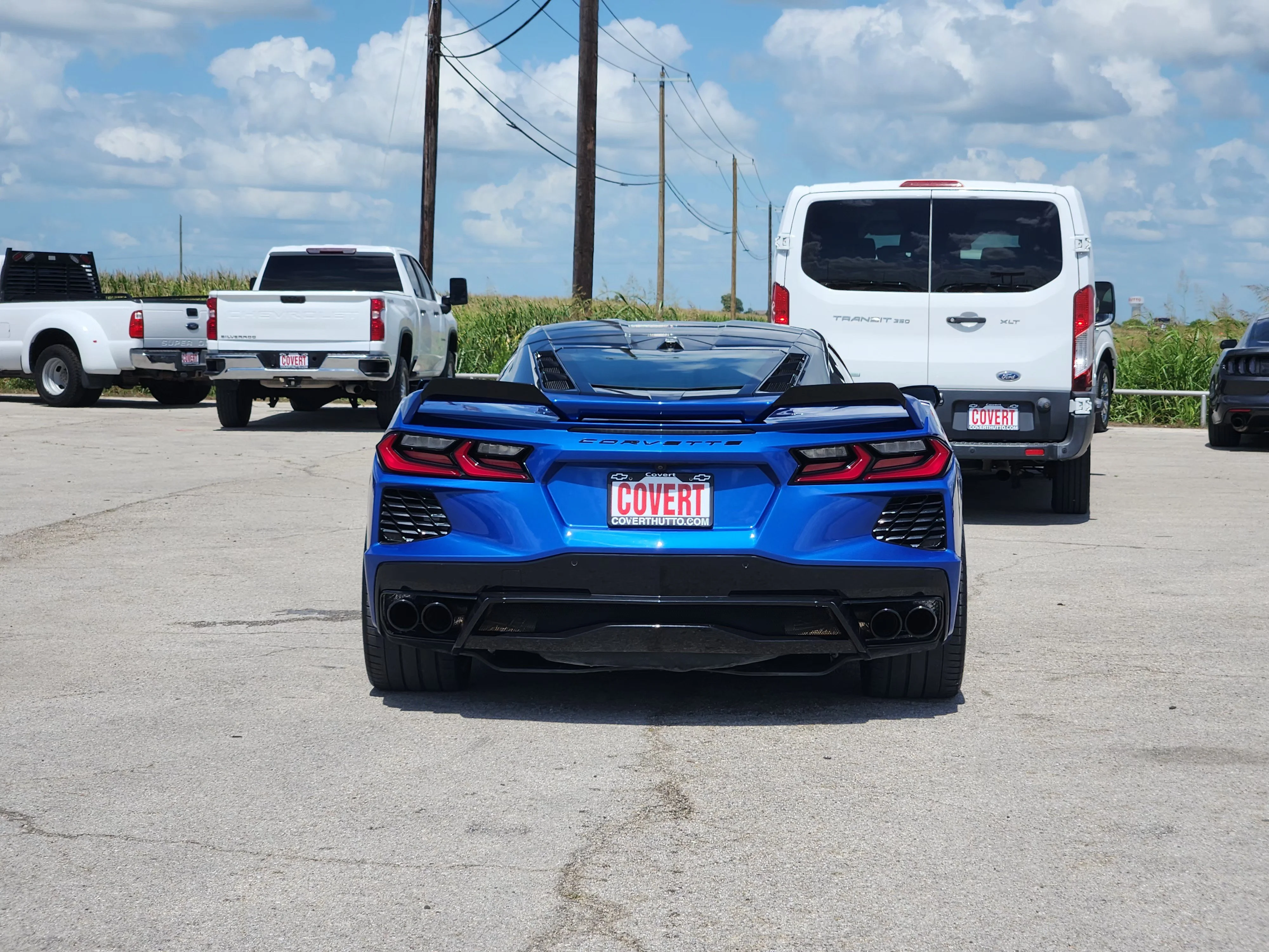 Used 2021 Elkhart Lake Blue Metallic Chevrolet Stingray 2LT image 6