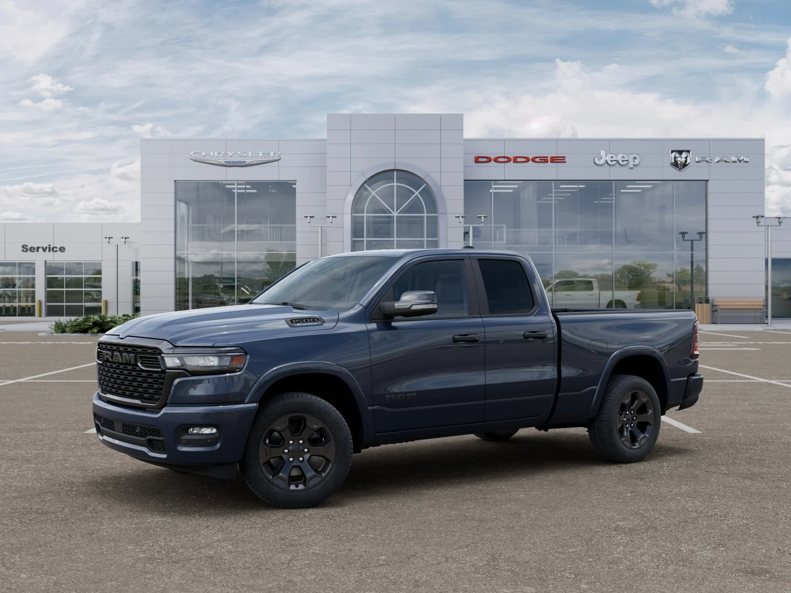 New 2026 Forged Blue Metallic Exterior Paint RAM Big Horn/Lone Star image 24