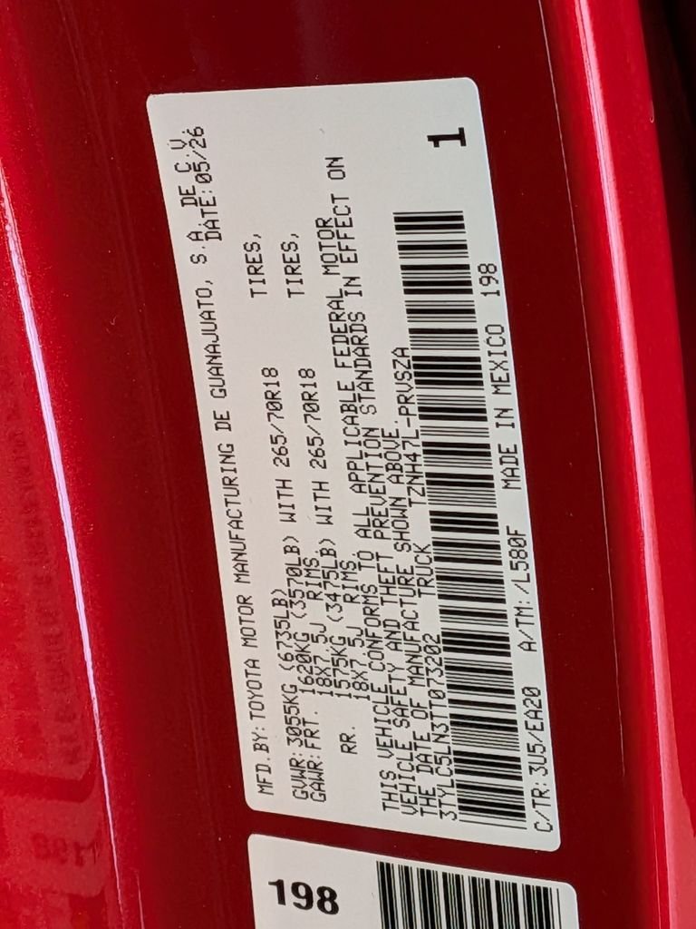 New 2026 Supersonic Red Toyota TRD Off-Road i-FORCE MAX image 35