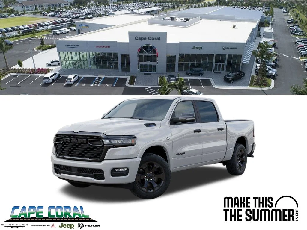 New 2026 Bright White Clear-Coat Exterior Paint RAM Big Horn/Lone Star image 1