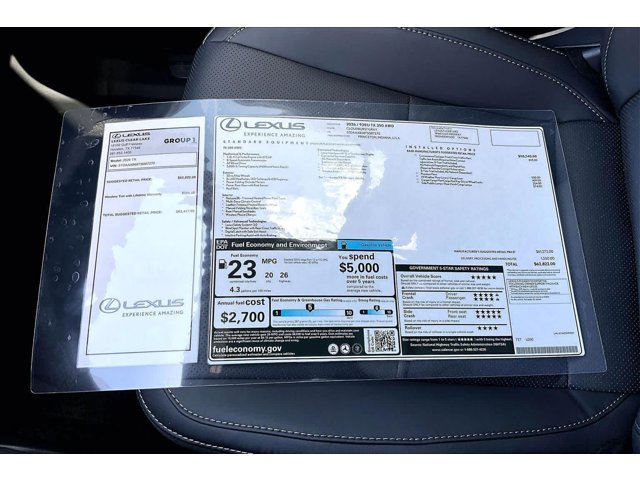 New 2026 Cloudburst Gray Lexus AWD image 28