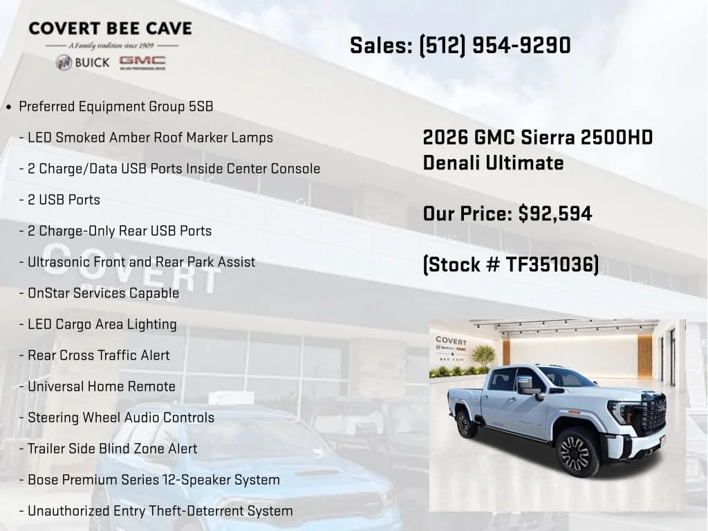 2026 GMC Sierra 2500HD Denali Ultimate - Photo 20