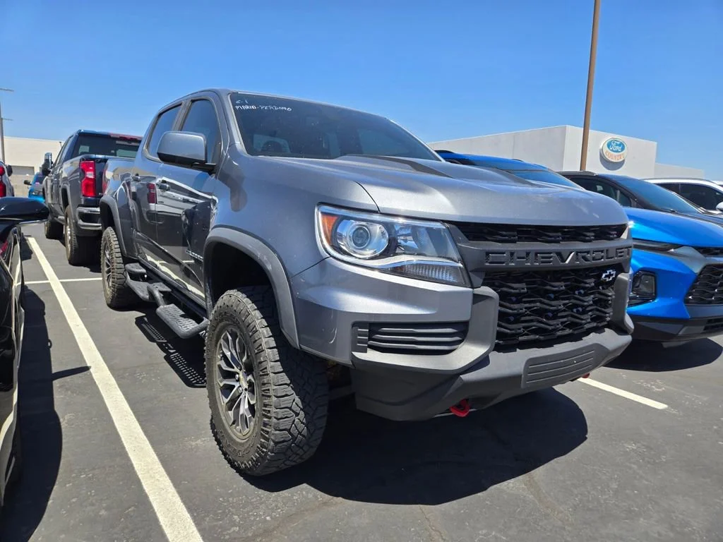 Used 2022 Satin Steel Metallic Chevrolet ZR2 image 1