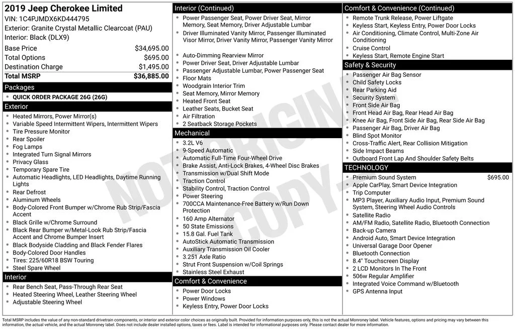 Used 2019 Gray Jeep Limited image 32