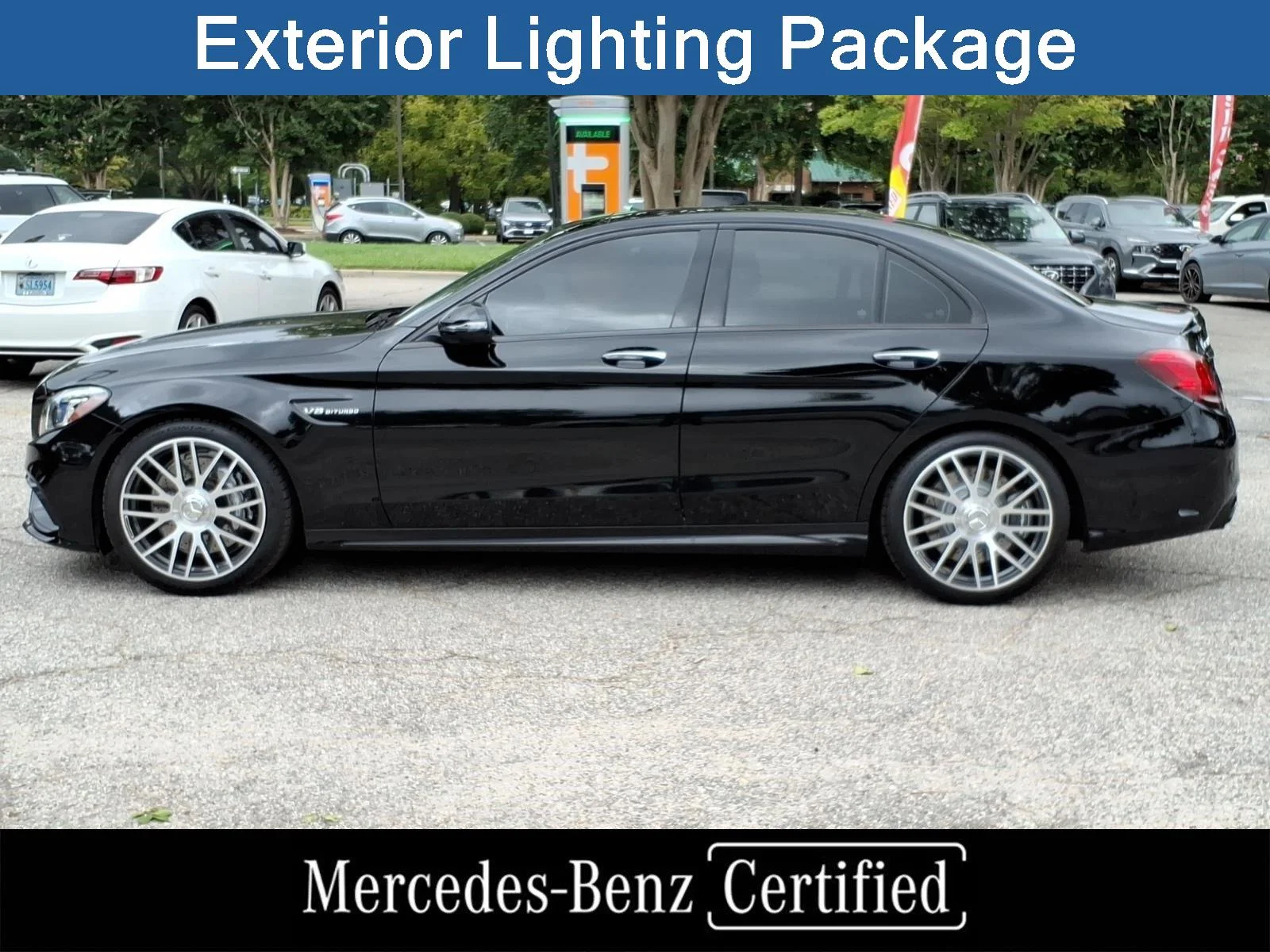Certified Used 2021 Black Mercedes-Benz AMG® C 63 image 3