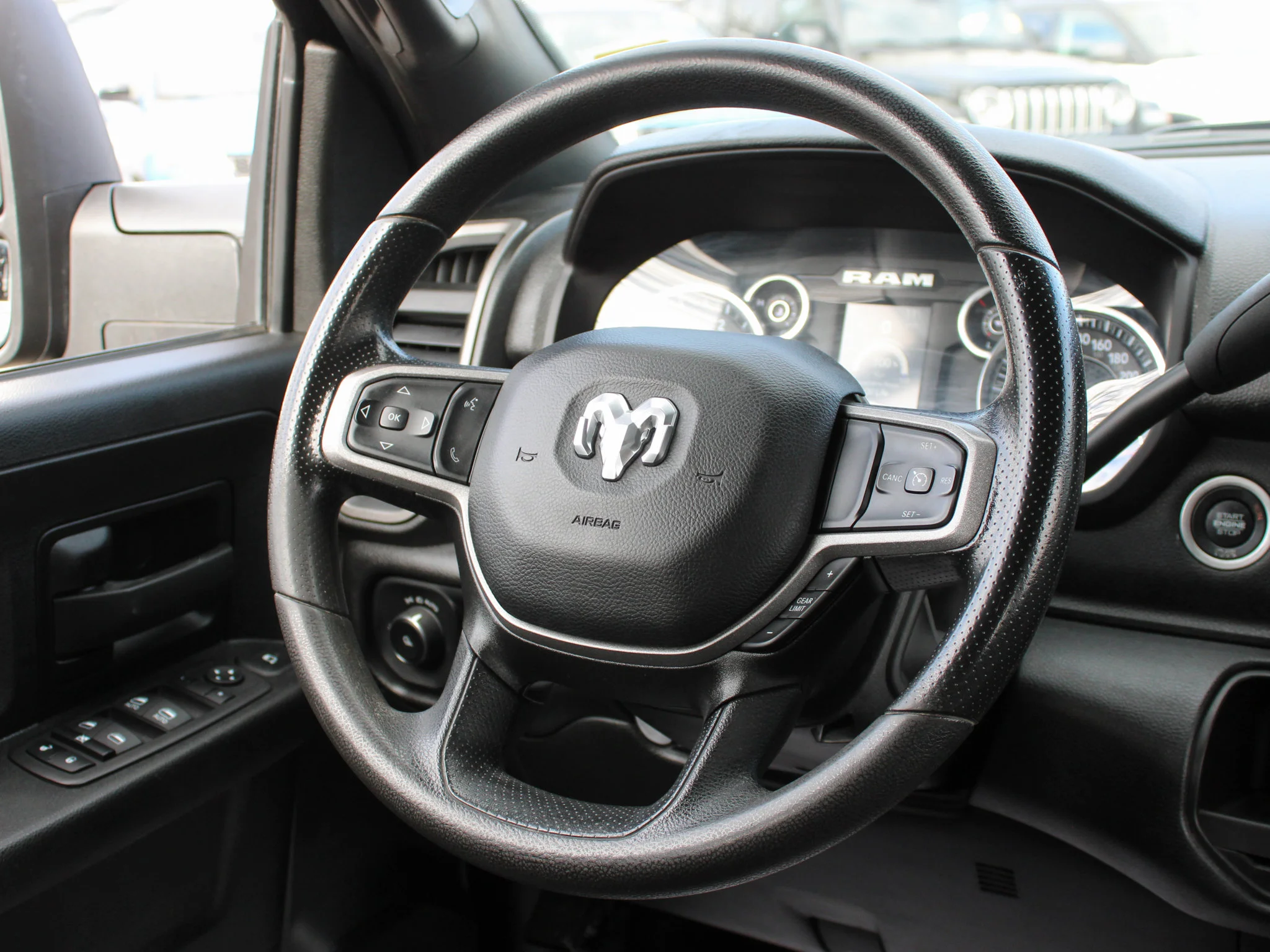 Certified Used 2023 Black RAM Tradesman * No Accidents | Diesel | Rear Air Suspension | Bedliner | Apple CarPlay | Backup Camera image 6