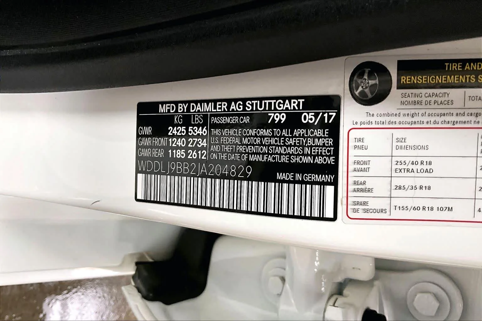 Used 2018 designo Diamond White Metallic Mercedes-Benz CLS 550 image 34