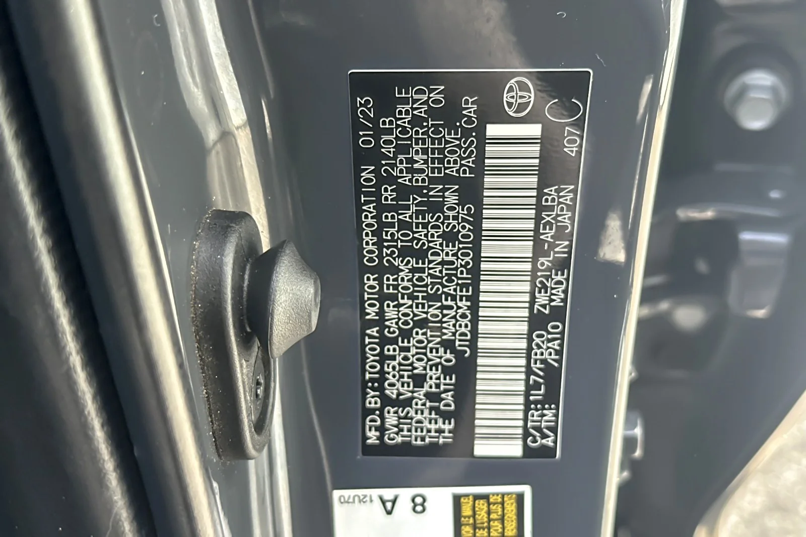 Used 2023 Underground Toyota Hybrid LE image 25